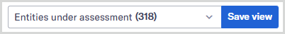 Entity_management_page_Apply_a_view_dropdown.png Apply a view dropdown menu on the Entity management page.