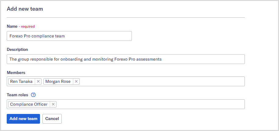 Add_a_new_team_complete.png Add a new team form with details completed.