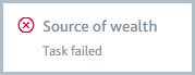 Tasks_Task_failed_indicator.png Task indicator in profile sidebar showing that the task has failed.