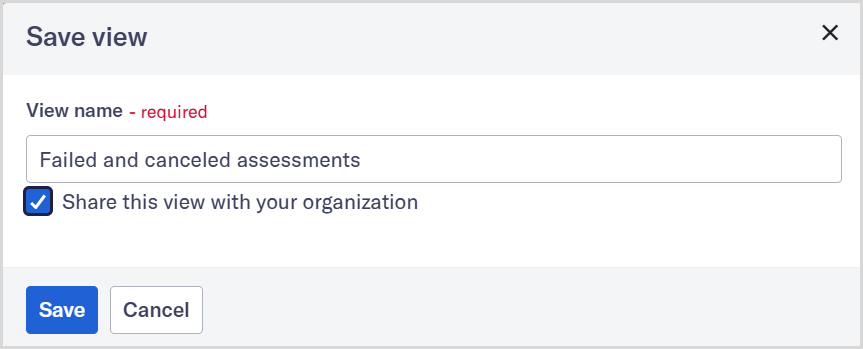 Entity_management_Save_view.png Entity management page Save view dialog