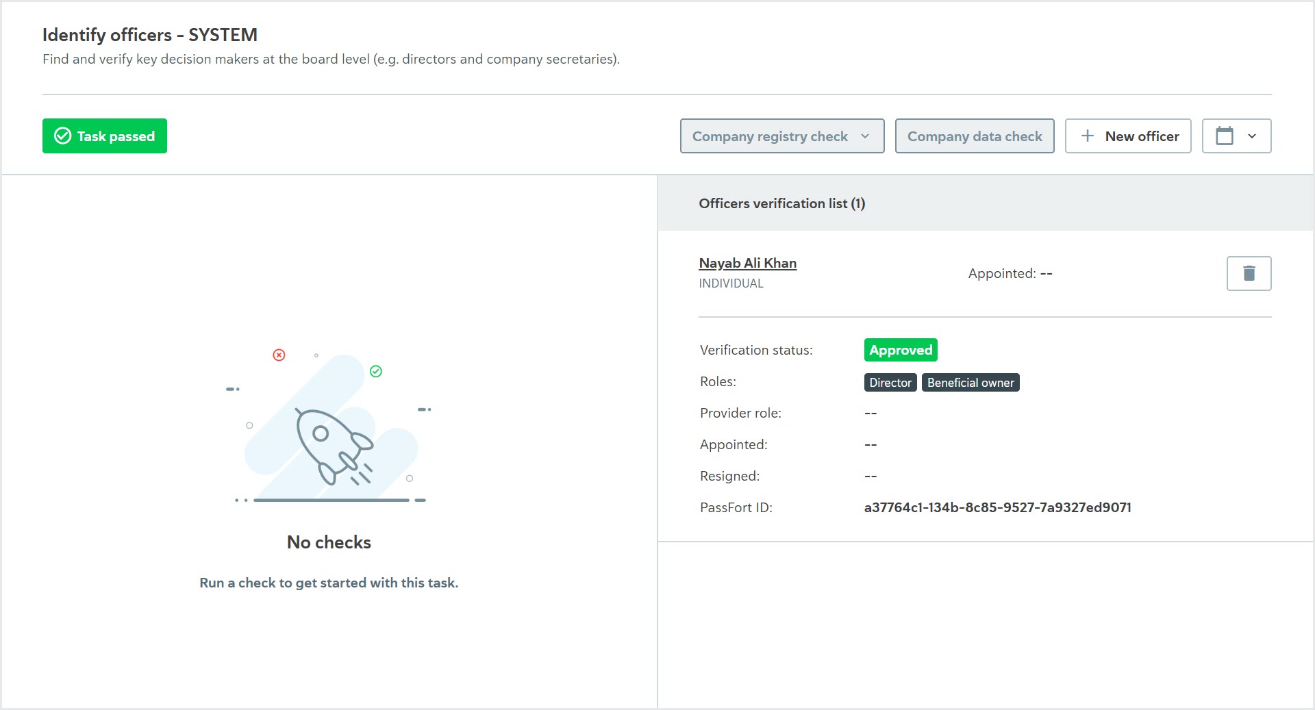 Developer guides_Verification list Verification list