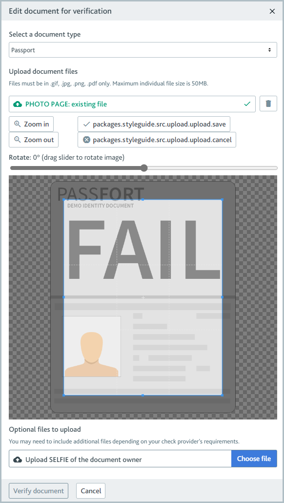 Checks_Edit_document_for_verification.png Edit document for verification dialog