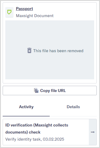Profiles_File_removed.png File preview panel showing the file has been removed.